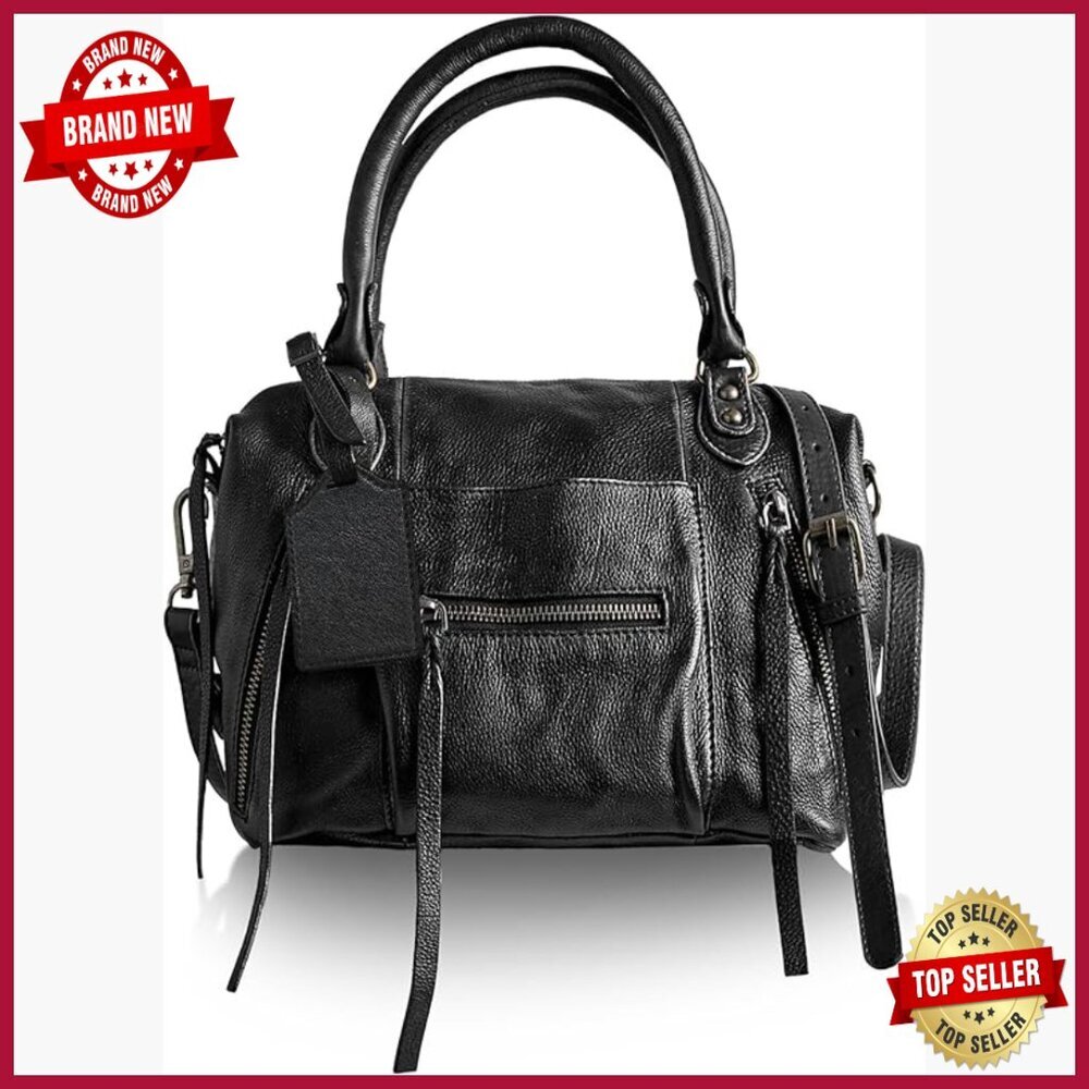 Vegan Leather Mini Tote Bag with Adjustable Straps, 8L Capacity